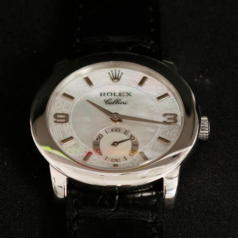 rolex cellini platinum mens watch|Rolex cellini pre owned.